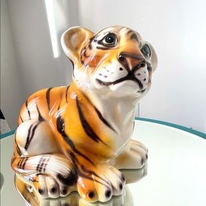 Vintage Tiger Made in Italy statue